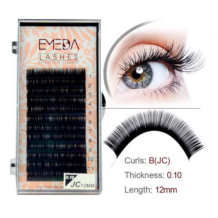 Single eyelashes Extension lashes factory JH027